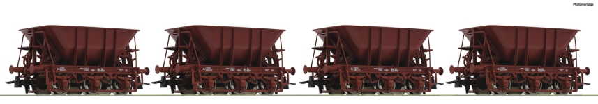 Roco 6600068 - H0 - 4-tlg. Set Erzwagen Dd, SJ, Ep. IV - Set 1